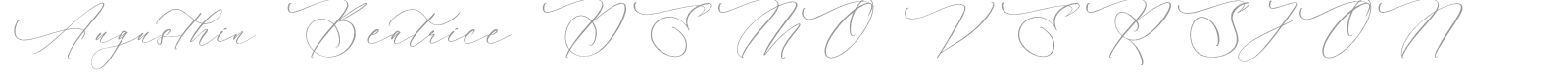 Augusthin Beatrice font preview